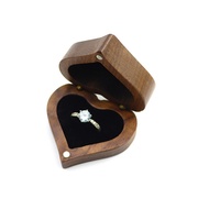 Wood Engagement Ring Box for Proposal - Wood Ring Box - Small Engagement Ring Box - Ring Holder