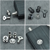 Wick'd Bridg'd Panda Quick Release Drip Tip and Button Set BB Accessories Nozzle#Wick'd Bridg'd Pand
