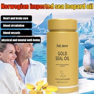 Norwegian Seal Oil and Flaxseed Oil Supplement for Adults, Boosts Immunity and Cardiovascular Health