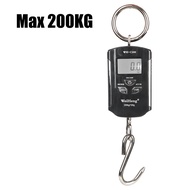 Weight  200kg/100g Fishing Travel Hanging Hook Scales Electronic Weighing Scale Heavy Duty Backlight Crane Scale Portable