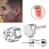Men's Earrings Diamond Diamond Magnetic Gemstone Piercing Model