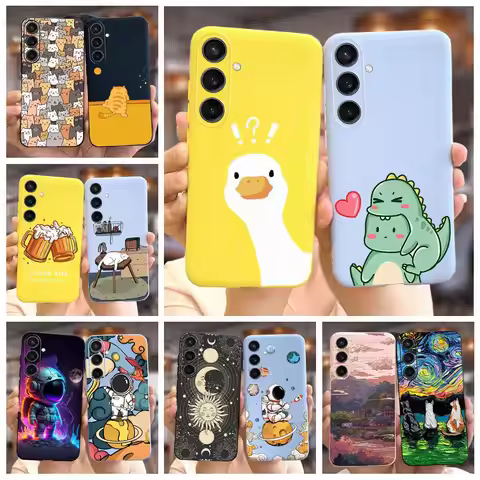 For Samsung Galaxy A35 5G Case SM-A356B Fashion Cartoon Cover 6.6'' Phone Case For Samsung A35 A 35 