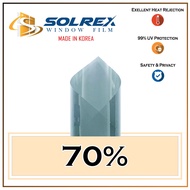 Solrex Window Film (Tint) - Premium 70% Blue