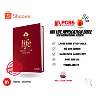 PCBS NIV Life Application Study Bible (LARGE PRINT/FONT SIZE 11.5) 3rd Edition Red Letter Hardcover