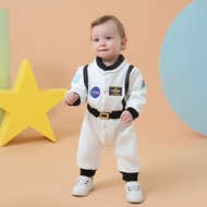 discount Spring Autumn Newborn Infant Baby Boys Girls Romper Astronaut Costume Playsuit Overalls Cot