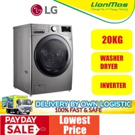 LG 20/10kg Front Load Washer Dryer with Steam™ F2720RVTV WASHING MACHINE MESIN BASUH