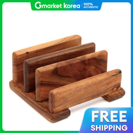 ART BOX | Artbox /Giorno Felice Giorno Felice Premium Walnut Wood Cutting Board 3-Slot Holder