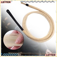 LETTER1 Violin Horse Hair, Repair Bow Hair Erhu Bow Hair, Universal Unbleached Durable Erhu Strings 