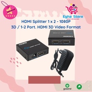 Hdmi Splitter 2 Ports (1 Input 2 Output) HDMI Splitter 1x2 Adapter Full HD 1080P - 3D Video Amplifier Bandwidth 3.4 Gbps
