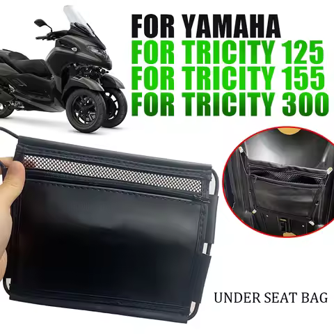 For Yamaha TRICITY 300 125 155 TRICITY TRICITY300 Motorcycle Accessories Under Seat Storage Bag Leat