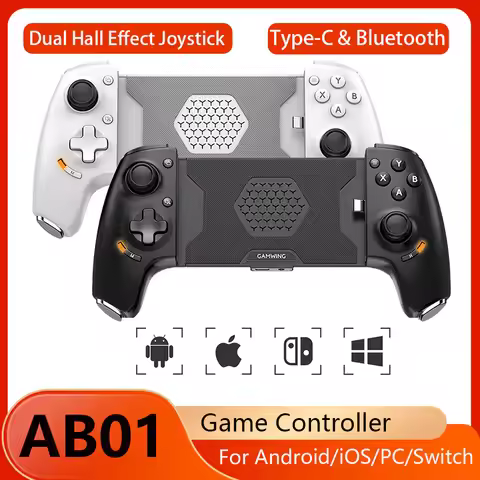 Gamwing AoBing Max AB01 Game Controller with Dual Hall Effect Type-C & Bluetooth for Android/iOS/PC/