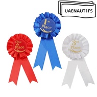 UAENAUT1FS Ribbon Award Set, Blue,Red,White Recognition Ribbons Rosette Ribbon, Award Ribbons Honora