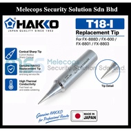 HAKKO T18-I Replacement Tip For FX-888D Digital Soldering Station (Conical Sharp Tip)