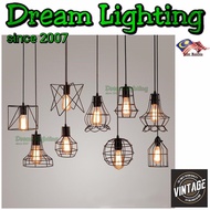 Dream Lighting /  Pendant Light Hanging Ceiling Light Vintage Retro / Lampu gantung Lampu hiasan ruang tamu siling