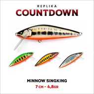 MINNOW SINGKING LIKE RAPALA COUNTDOWN 7CM - CASTING BAIT - LURE MINNOW GACOR