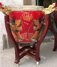Direct selling authentic Chaoshan gongs and drums custom-made genuine cowhide drums to meet the gods, gongs and drums, gongs and drums, English songs, drums and opera drums.
