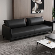 Small Leather Sofa for Reception, Office Sofa, Business Meeting Sofa, Modern Simple Reception Sofa S