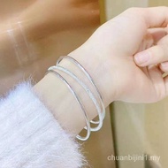 Bracelet  手链  叮当镯一对女纯银手镯女999银镯子三生三世女友生日七
