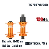 Đùm Xe Đạp KOOZER XM450 Boost Phanh Đĩa Trục Thép CrMo 28/32H 5X141/ 110x15 12X148 mm 11/12 Tốc Độ