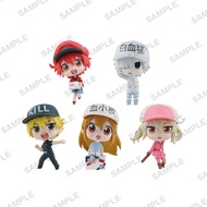 Cells at Work Capsule Collection Figure (Set of 5) Model Gachapon Hairaku Genuine Gashapon