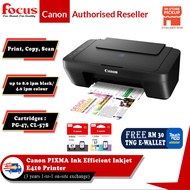 Canon E410 All In One Ink Efficient Printers Free TNG E-Wallet RM30