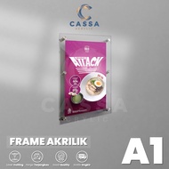 A1 Acrylic Wall Frame / Acrylic Wall Frame Acrylic Poster Display Frame
