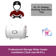 Electrical Shop Professional Storage Water Heater Installation (Tank Size 68L - 91L) [KL PJ Subang P