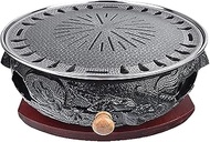 BBQ Barbeque Barbecue Stove, BBQ, Top Smokeless Charcoal Grill, Cast Iron Grill, Served with Maifan