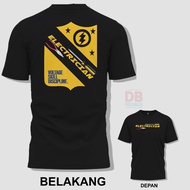 Electrician Distro T-Shirt - Voltage, Skill, Discipline | Electrical Worker T-Shirt Short Sleeve T-S