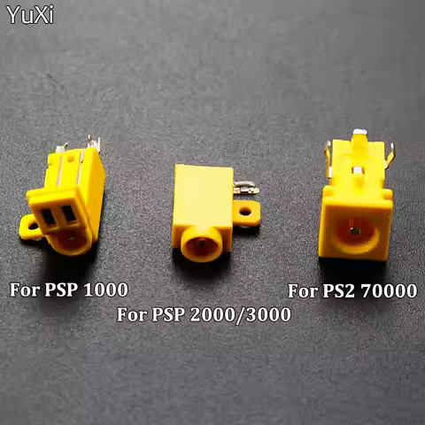 1Pcs For PSP 1000 2000 3000 Power Charging Port Female Socket DC Jack Connector For PS2 70000 PSP200