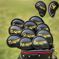 HONMA BERES 10pcs set Golf Iron Head Cover New Golf Iron Cover 4-11 SwAw Iron Head Cover Universal G