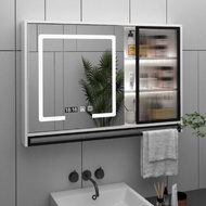 Mirror Cabinet Smart Bathroom Mirror Cabinet With Light Defogging Bathroom Mirror Wall Mounted Mirror With Shelf