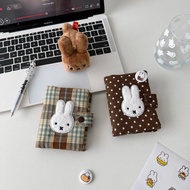 Cute Miffy Planner Book M5 Loose-leaf Fabric Cover Diary Book Planner Book Cover