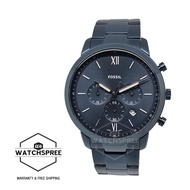 Fossil Men's Neutra Chronograph Ocean Blue Stainless Steel Watch FS5826