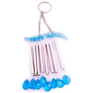 Fengshui 8 Rod Water Droplet Crystal Wind Chime