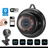 CCTV Kamera V380 Kamera IP Mini Wifi Keamanan Rumah Wifi Full HD 1080P Nirkabel Kecil CCTV Inframera