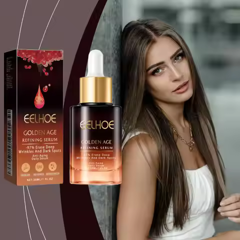 EELHOE Golden Age Refining Serum for Face Glowing Skin Tightening Anti Aging Moisturizing Facial Lif