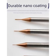 55 Degree Micro Diameter Tungsten Steel Milling Cutter for Steel Aluminum CNC Tool Flat Knife Ball K