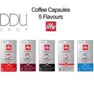 illy / Nespresso Coffee Capsules 5 Flavors / CLASSICO Espresso, FORTE Espresso, INTENSO Espresso, CL