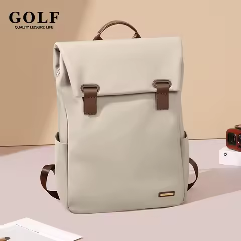 GOLF Elegant Backpack Women Aesthetic Backpacks Travel Waterproof Laptop 15 6 Inch Anti Theft Luxury
