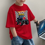 Teeforme Hot wheels Kids T-Shirt I Top Outfit Tshirt Kids 4-13 Years Boys Girls I HotWheels K1098