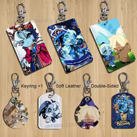 S-Shadow Milk Cookie R-Run kingdom Keychain Holder Suitable For Subway Bank Bus Case Badge Holder Wa