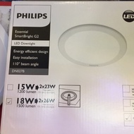 Downlight / Slim Led Lights 18w 18w 18 Watt Philips (dn027b) Warranty