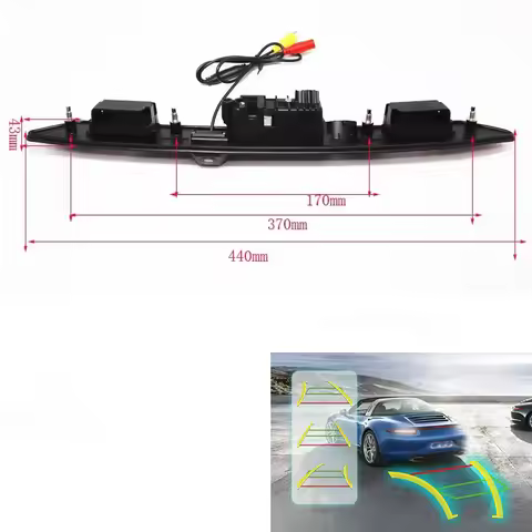 HD CCD Dynamic Trajectory Tracks Special Vehicle Rear View Camera for Audi A3 A4 A5 A6 B6 A6L S6 B7 