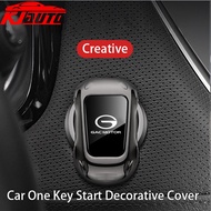 GAC Motor Car One-Click Start Button Decoration Stickers Zinc Alloy Protector Cover For GAC Trumpchi