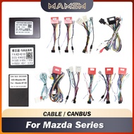 Car Radio Android Power Cable Canbus For Mazda 2 3 5 6 8 cx-7 cx-3 CX-9 Rx-8 BT50 CX-4 AXELA MX-5  G