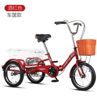 New Style Elderly Tricycle Adult Pedal Tricycle with People Pedal Scooter Lightweight Small Version Rickshaw