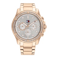Tommy Hilfiger Dames รุ่น TH1782572 นาฬิกาข้อมือผู้หญิง สายสแตนเลส Rose Gold