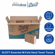 (1 Carton) SCOTT Essential Multi-Fold Hand Towel/ Hand Towel Tissue Paper / Scott 38002 Kertas Tisu