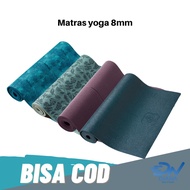 Pilates yoga mat sports mat 8 mm thick